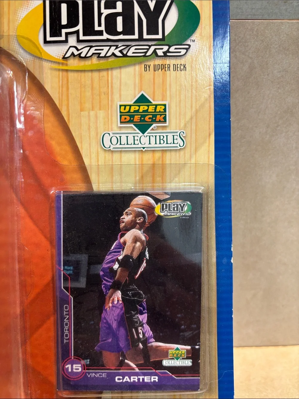 2000 Upper Deck Play Makers Vince Carter Toronto Raptors Bobblehead Series 1